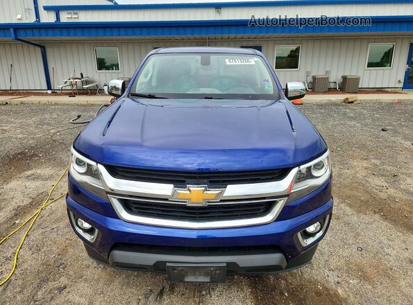 1GCGSCE30G1136159 2016 CHEVROLET COLORADO Синий Вид спереди