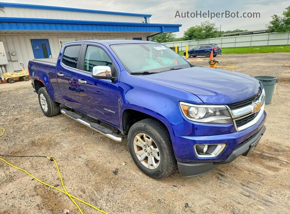 1GCGSCE30G1136159 2016 CHEVROLET COLORADO Синий Передняя правая четверть