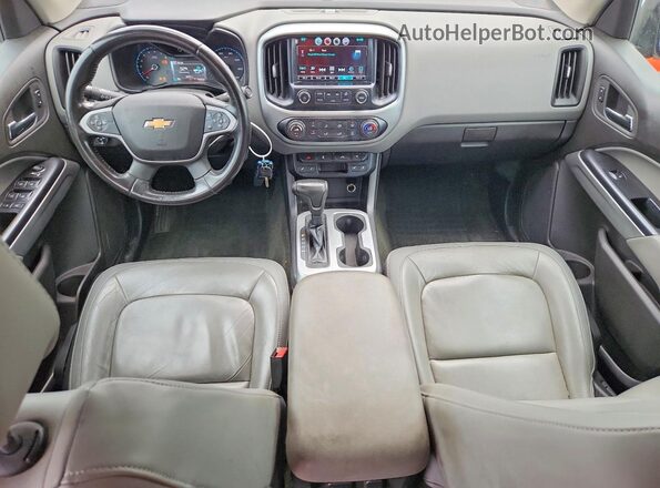 1GCGSCE30G1136159 2016 CHEVROLET COLORADO Синий Вид панели приборов
