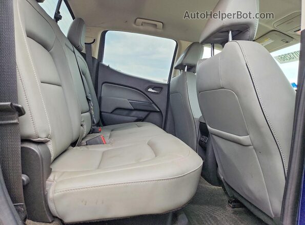 1GCGSCE30G1136159 2016 CHEVROLET COLORADO Синий Вид задних сидений