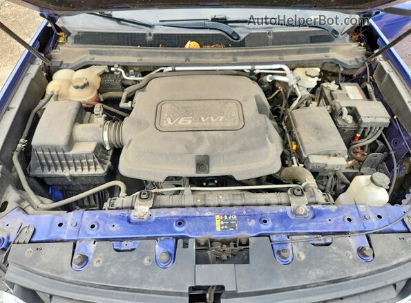 1GCGSCE30G1136159 2016 CHEVROLET COLORADO Синий Вид задней части салона