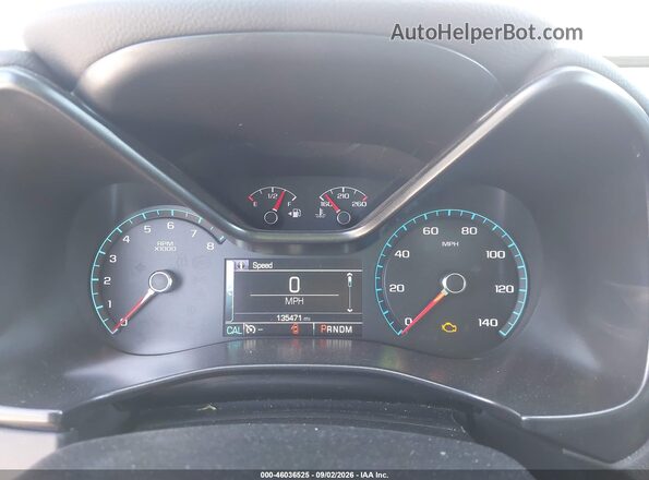 1GCGSCE31G1300731 2016 CHEVROLET COLORADO Белый Вид задних сидений