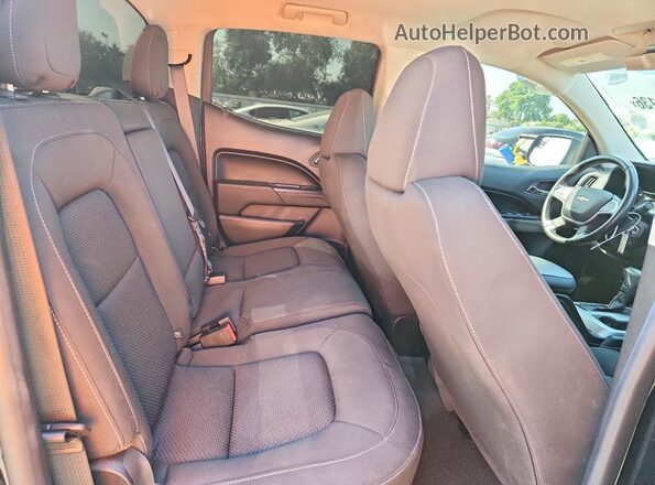 1GCGSCEA3M1205324 2021 CHEVROLET COLORADO Black Հետևի նստատեղերի տեսք