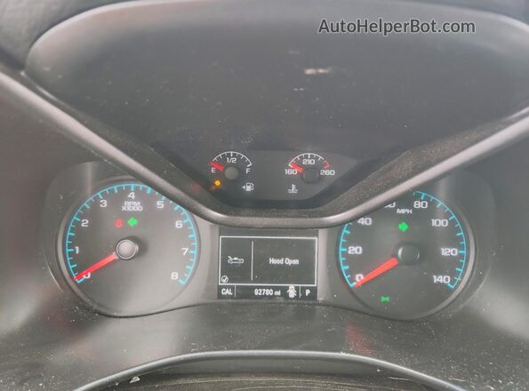 1GCGSCEN6M1105950 2021 CHEVROLET COLORADO Белый Вид щитка приборов