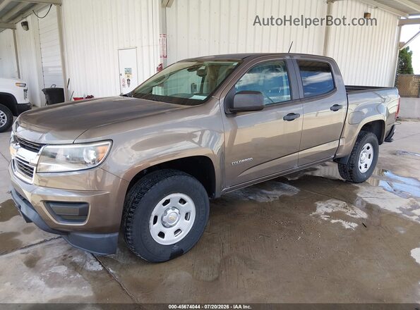 1GCGTBE31G1244572 2016 CHEVROLET COLORADO Brown Vista tres cuartos delantera izquierda