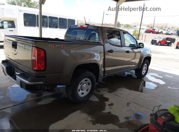 1GCGTBE31G1244572 2016 CHEVROLET COLORADO Brown Trasero derecho
