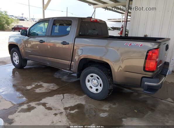 1GCGTBE31G1244572 2016 CHEVROLET COLORADO Brown Trasero izquierdo
