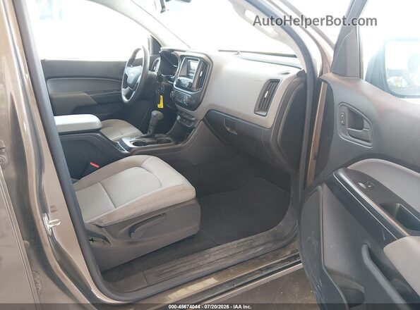 1GCGTBE31G1244572 2016 CHEVROLET COLORADO Brown Vista interior delantera