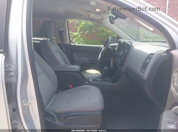 1GCGTBE34G1245148 2016 CHEVROLET COLORADO Silver Вид салону спереду