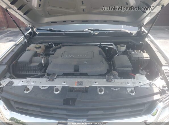 1GCGTBE34G1245148 2016 CHEVROLET COLORADO Silver Вид ззаду