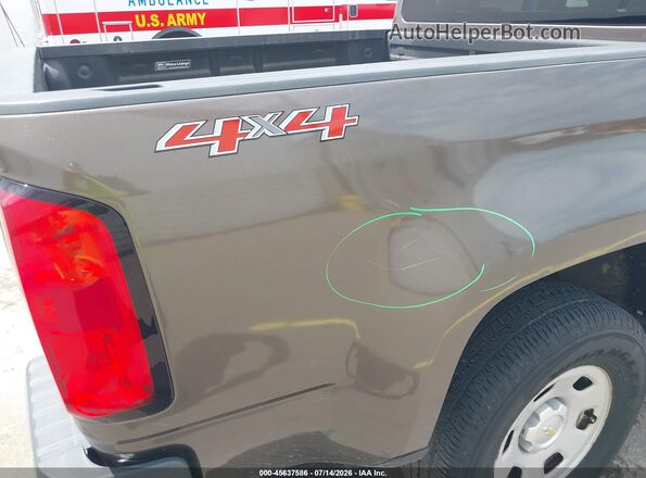 1GCGTBE36G1284307 2016 CHEVROLET COLORADO Pewter Панорамный вид салона 360°