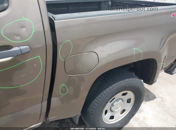 1GCGTBE36G1284307 2016 CHEVROLET COLORADO Pewter Вид панели приборов