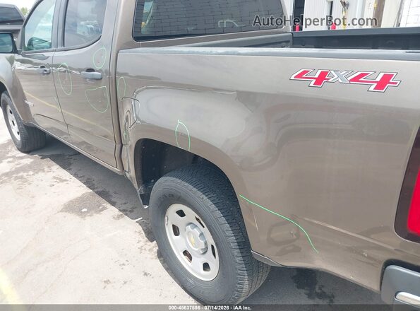 1GCGTBE36G1284307 2016 CHEVROLET COLORADO Pewter Вид щитка приборов