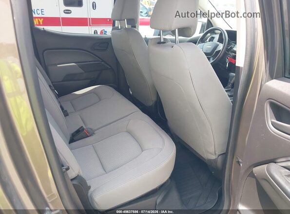 1GCGTBE36G1284307 2016 CHEVROLET COLORADO Pewter Вид задних сидений