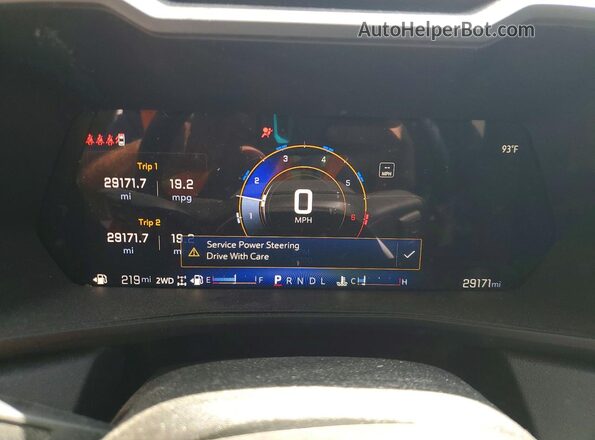 1GCGTBEC7R1142437 2024 CHEVROLET COLORADO White Widok zestawu wskaźników