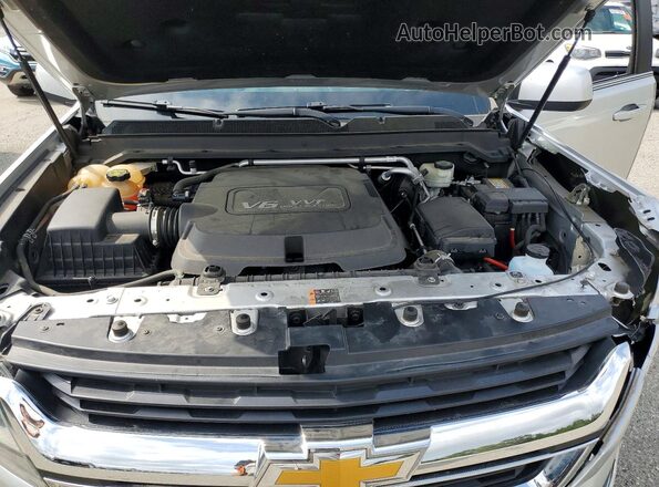 1GCGTCE30G1208877 2016 CHEVROLET COLORADO Серебряный Вид задней части салона