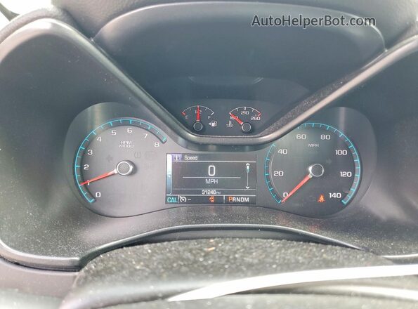 1GCGTCE30G1208877 2016 CHEVROLET COLORADO Серебряный Вид щитка приборов