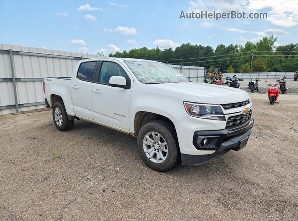 1GCGTCEN3M1107359 2021 CHEVROLET COLORADO Белый Передняя правая четверть