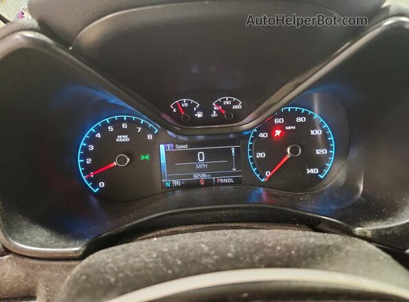1GCGTCEN9J1149739 2018 CHEVROLET COLORADO Black Instrument cluster view