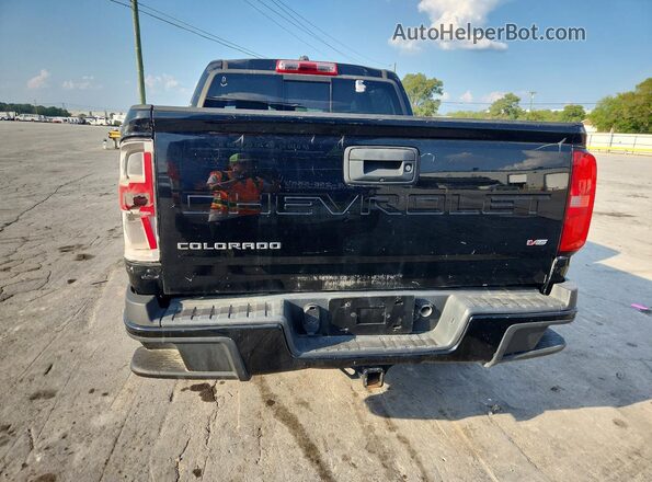 1GCGTCENXM1104149 2021 CHEVROLET COLORADO Черный Вид сзади