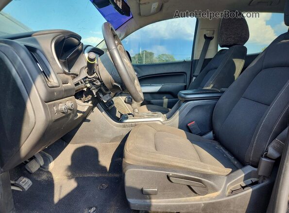 1GCGTCENXM1104149 2021 CHEVROLET COLORADO Черный Вид салона спереди