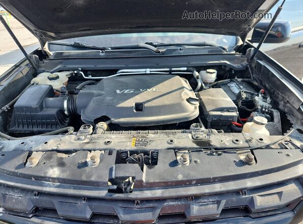 1GCGTCENXM1104149 2021 CHEVROLET COLORADO Черный Вид задней части салона