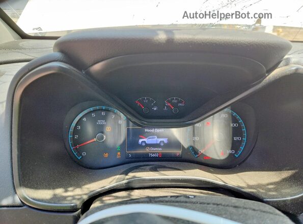 1GCGTDEN0L1137939 2020 CHEVROLET COLORADO Белый Вид щитка приборов
