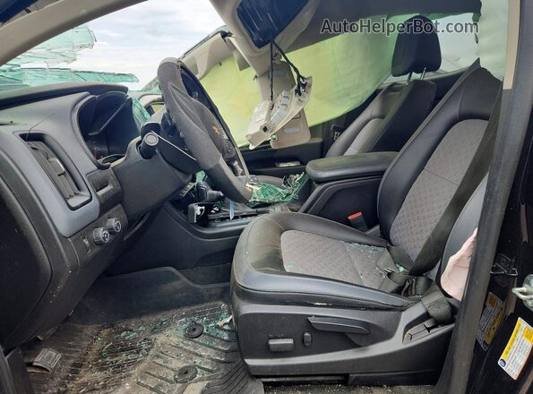 1GCGTDEN2J1226344 2018 CHEVROLET COLORADO Black Вид салону спереду