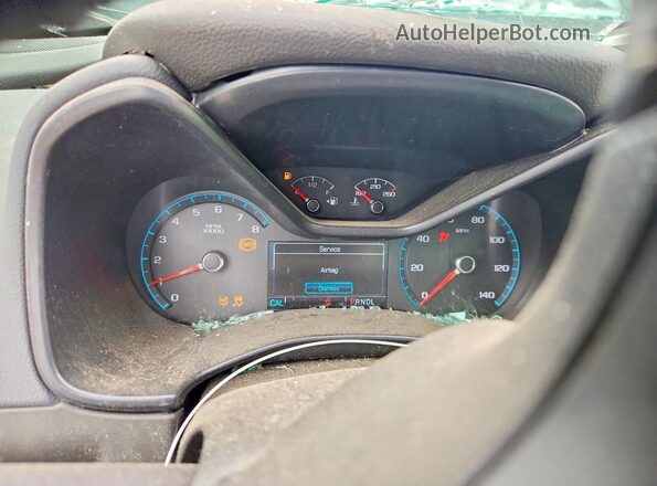 1GCGTDEN2J1226344 2018 CHEVROLET COLORADO Black Вид щитка приладів