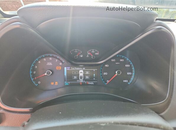 1GCGTDEN8J1208429 2018 CHEVROLET COLORADO Зеленый Вид щитка приборов