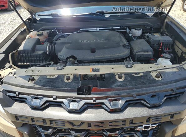 1GCGTEEN6M1291353 2021 CHEVROLET COLORADO Tan Widok wnętrza z tyłu