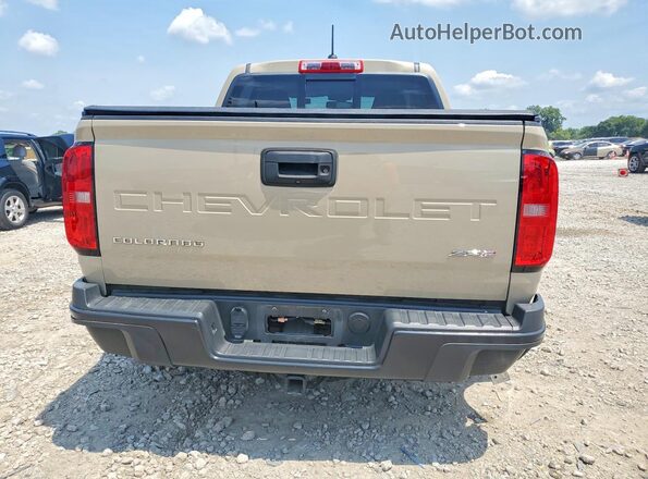 1GCGTEEN6M1291353 2021 CHEVROLET COLORADO Tan Widok z tyłu