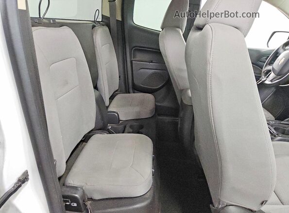 1GCHSBEAXJ1285957 2018 CHEVROLET COLORADO White Vista de los asientos traseros