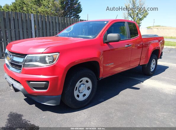 1GCHSBEAXJ1288549 2018 CHEVROLET COLORADO Красный Передняя левая четверть