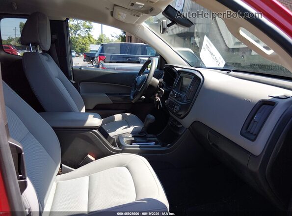 1GCHSBEAXJ1288549 2018 CHEVROLET COLORADO Красный Вид салона спереди