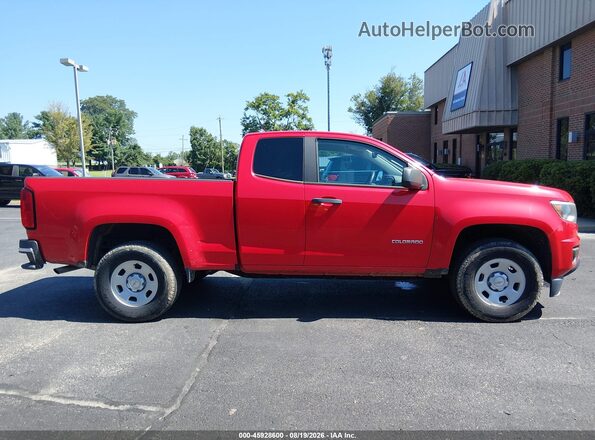 1GCHSBEAXJ1288549 2018 CHEVROLET COLORADO Красный Вид задней части салона