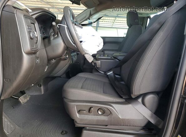 1GCPABEK0SZ197929 2025 CHEVROLET SILVERADO Black წინა სალონის ხედი