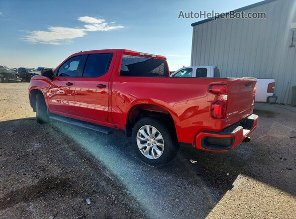 1GCPABEK4NZ528581 2022 CHEVROLET SILVERADO Red Задня ліва чверть