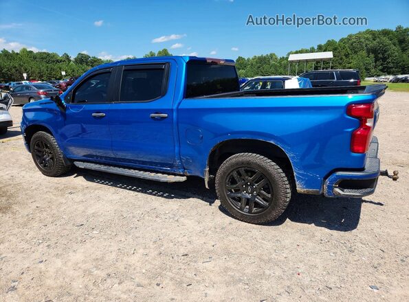 1GCPABEK6NZ592380 2022 CHEVROLET SILVERADO Blue უკანა მარცხენა