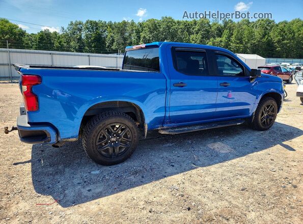 1GCPABEK6NZ592380 2022 CHEVROLET SILVERADO Blue უკანა მარჯვენა