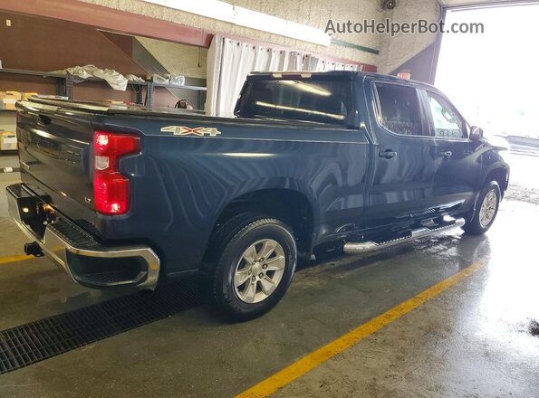 1GCPDDEK0NZ506371 2022 CHEVROLET SILVERADO Blue Rear right