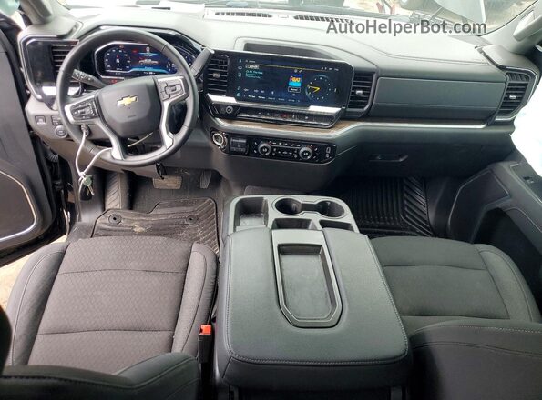 1GCPKKEK7SZ224170 2025 CHEVROLET SILVERADO Черный Вид панели приборов