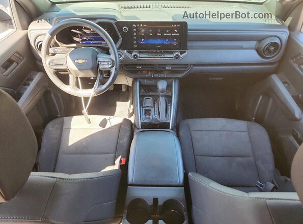 1GCPSBEK7P1231299 2023 CHEVROLET COLORADO White Dashboard view