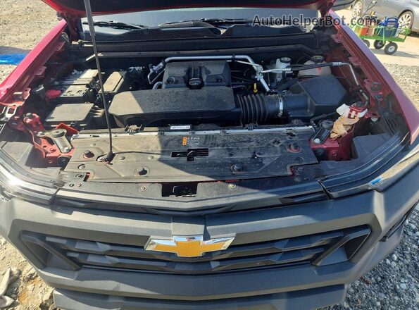 1GCPSBEK8S1197902 2025 CHEVROLET COLORADO Red Widok wnętrza z tyłu