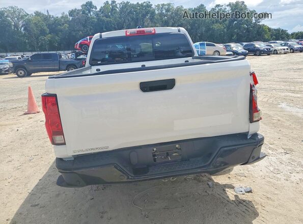 1GCPSBEKXS1167851 2025 CHEVROLET COLORADO White უკანა ხედი