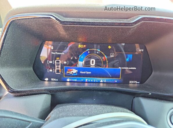 1GCPSCEK5R1294989 2024 CHEVROLET COLORADO Red Widok zestawu wskaźników