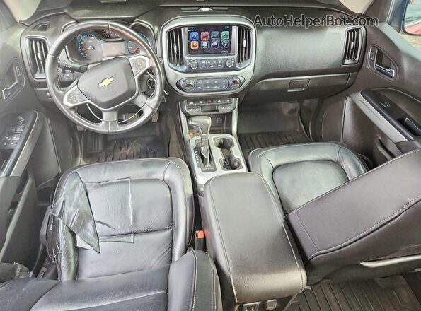 1GCPTCE16H1207698 2017 CHEVROLET COLORADO Red Vista del salpicadero