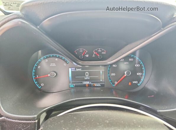 1GCPTCE16H1207698 2017 CHEVROLET COLORADO Red Vista del cuadro de instrumentos