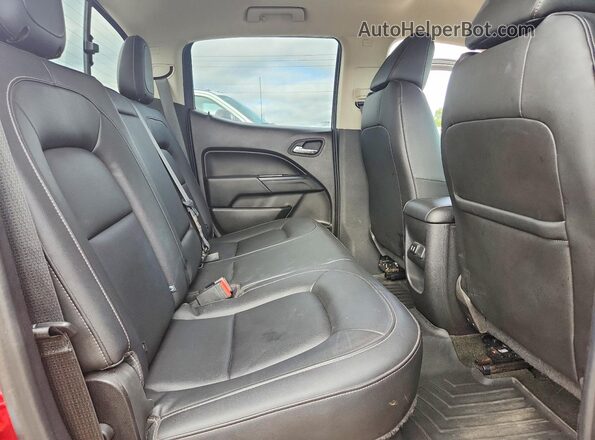 1GCPTCE16H1207698 2017 CHEVROLET COLORADO Red Vista de los asientos traseros