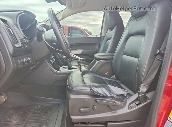 1GCPTCE16H1207698 2017 CHEVROLET COLORADO Red Vista interior delantera